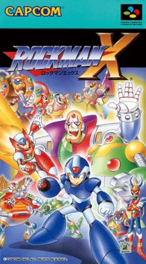 Rockman X (Japan) box cover front